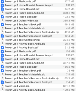 Power Up list