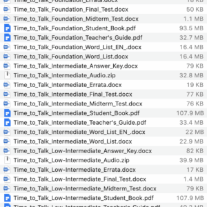 Time To Talk list 2