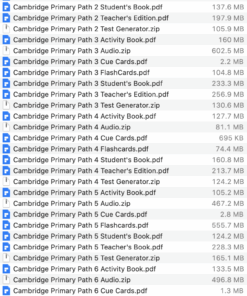 Primary Path list