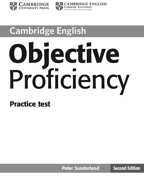 Cambridge Objective Proficiency 2ed Practice Test