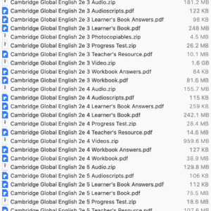 Cam Global English list