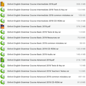 Download Oxford English Grammar Course 2019 (3 Levels) Pdf CDROM