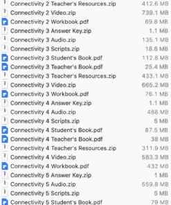 Connectivity list