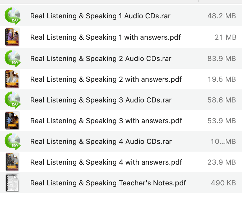 Download Ebook Cambridge Real Listening & Speaking (4 Levels) Pdf Audio