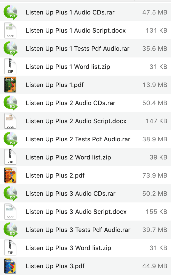 Download Listen Up Plus (3 Levels) 2013