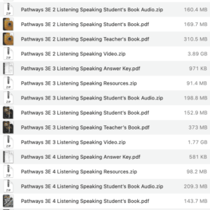 Pathways 3E LS list