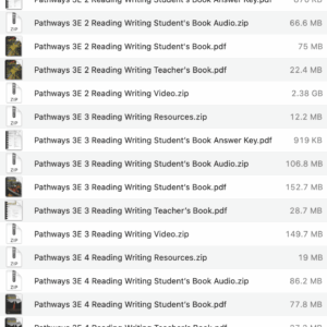 Pathways 3E list