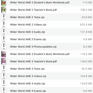 Wider World AME list