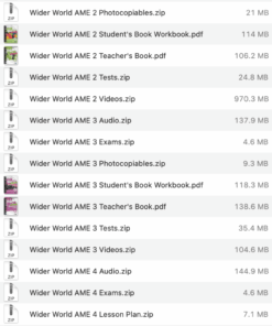 Wider World AME list