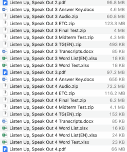Listen Up, Speak Out List