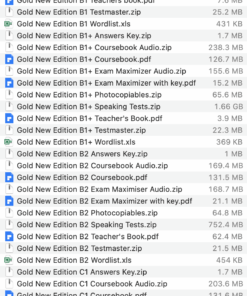 Gold New Edition list