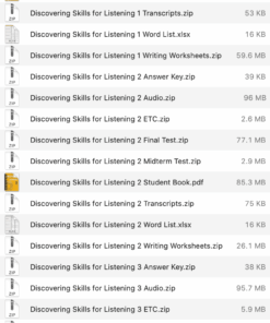 Discovering Skills for Listening list