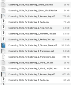 Expanding Skills for Listening list