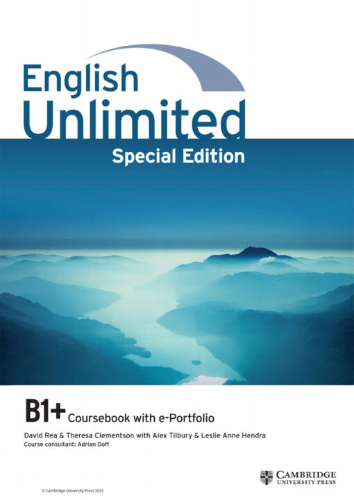 English Unlimited Special Edition B1+ Intermediate Coursebook
